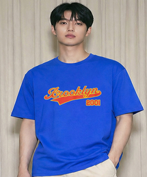 CRISCELO（クリスチェロ）の「(ユニセックス) ブルックリンTシャツ - (コバルトブルー 20番手 オーバーサイズ)（Tシャツ/カットソー）」