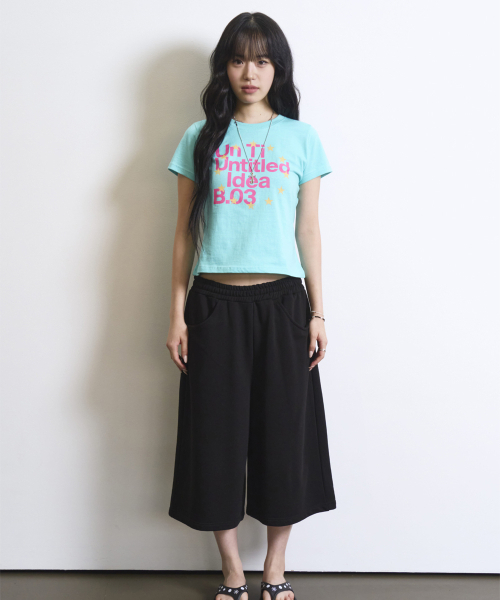 UNTITLED SEOUL(アンタイトル ソウル)の「アンタイトル シンボル バミューダショーツ ブラック(その他パンツ・レディース・その他・MEDIUM/LARGE/X-LARGE)」の3枚目の写真