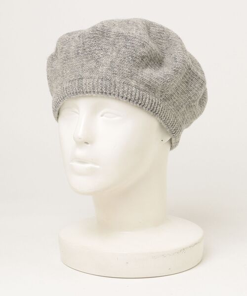 KIJIMA TAKAYUKI】SHETLAND WOOL KNIT BERET（ハンチング/ベレー帽