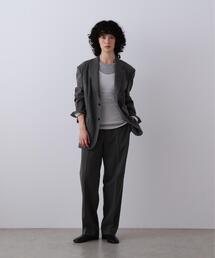 YLEVE / VINTAGE PIGMENTDYE WOOL TROUSERS