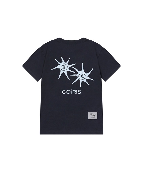 COIRIS(コイリス)の「コイリスバックロゴ半袖Tシャツ(4色)(Tシャツ/カットソー・レディース・ライトグレー/ホワイト/ネイビー/ブラック・FREE)」の4枚目の写真