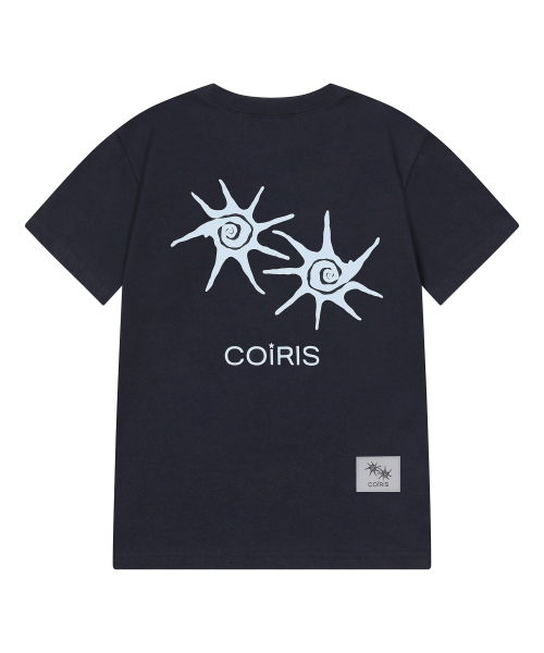 COIRIS(コイリス)の「コイリスバックロゴ半袖Tシャツ(4色)(Tシャツ/カットソー・レディース・ライトグレー/ホワイト/ネイビー/ブラック・FREE)」の6枚目の写真
