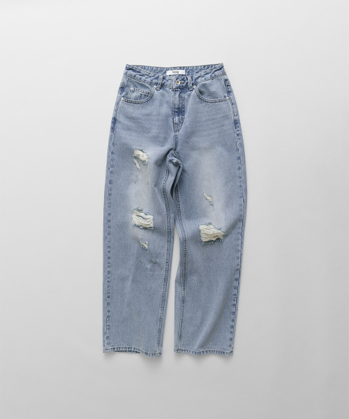 haag（ヘイグ）の「a destroyed denim (light blue)（デニムパンツ・レディース・その他・SMALL/MEDIUM）」の13枚目の写真
