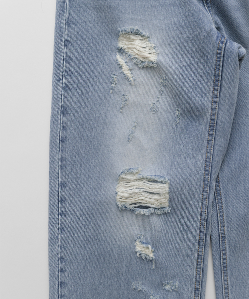 haag（ヘイグ）の「a destroyed denim (light blue)（デニムパンツ・レディース・その他・SMALL/MEDIUM）」の15枚目の写真