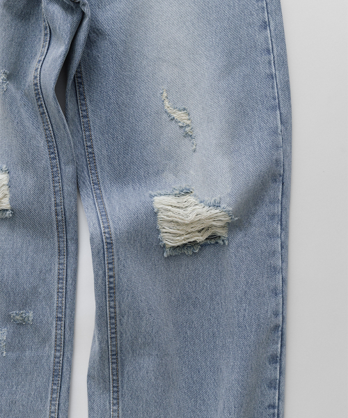 haag（ヘイグ）の「a destroyed denim (light blue)（デニムパンツ・レディース・その他・SMALL/MEDIUM）」の16枚目の写真