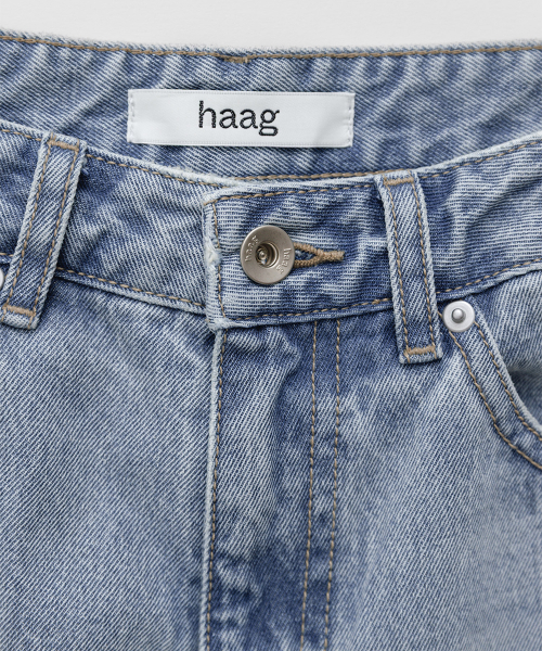 haag（ヘイグ）の「a destroyed denim (light blue)（デニムパンツ・レディース・その他・SMALL/MEDIUM）」の17枚目の写真