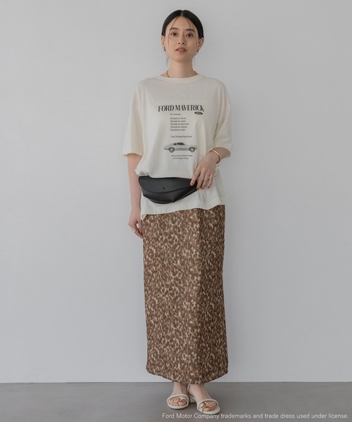 A part by（アパートバイ）の「FORD_S/STEE（Tシャツ/カットソー・レディース・チャコールグレー/オフホワイト・FREE）」の3枚目の写真