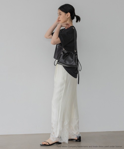 A part by（アパートバイ）の「FORD_S/STEE（Tシャツ/カットソー・レディース・チャコールグレー/オフホワイト・FREE）」の9枚目の写真