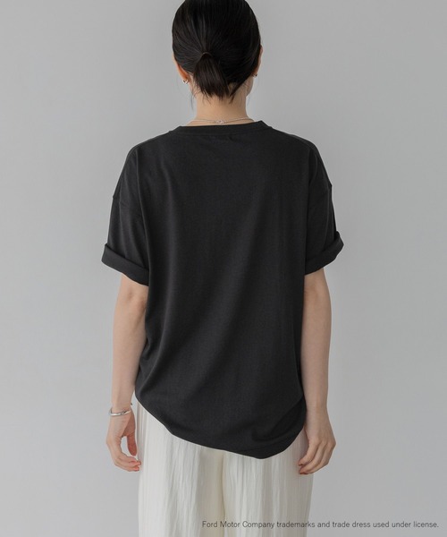 A part by（アパートバイ）の「FORD_S/STEE（Tシャツ/カットソー・レディース・チャコールグレー/オフホワイト・FREE）」の12枚目の写真