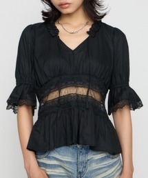 PUFF SLEEVE AIRY トップス