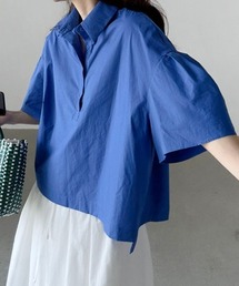 パフスリーブリラックスシャツ
