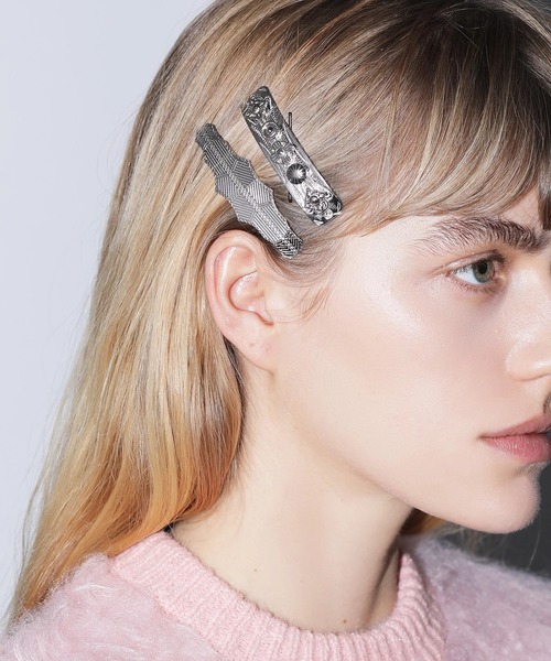 TOGA PULLA(トーガ プルラ)の「【TOGA PULLA/トーガプルラ】Metal hair pin set/メタルヘアピンセット(バレッタ/ヘアクリップ・レディース・シルバー・FREE)」の4枚目の写真