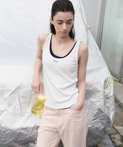 LEVAR(レバー)の「All-day Sleeveless Top - Snow White(Tシャツ/カットソー・レディース・その他・MEDIUM/SMALL)」の1枚目の写真