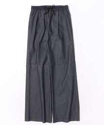 denim drawstring pants