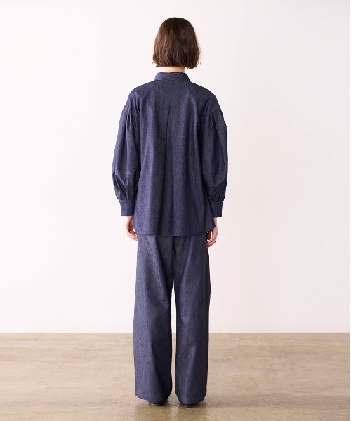 Marilyn Moon(マリリンムーン)の「denim drawstring pants(その他パンツ・レディース・インディゴブルー/ライトブルー・FREE)」の7枚目の写真
