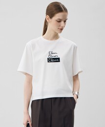 クロップド ロゴTEE(レタードプリント)
