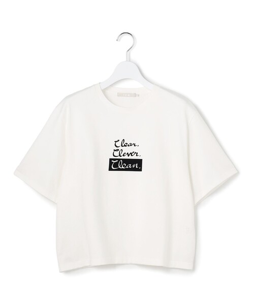 ICB(アイシービー)の「クロップド ロゴTEE(レタードプリント)(Tシャツ/カットソー・レディース・ブラック系1/アイボリー系1・X-LARGE/LARGE)」の10枚目の写真