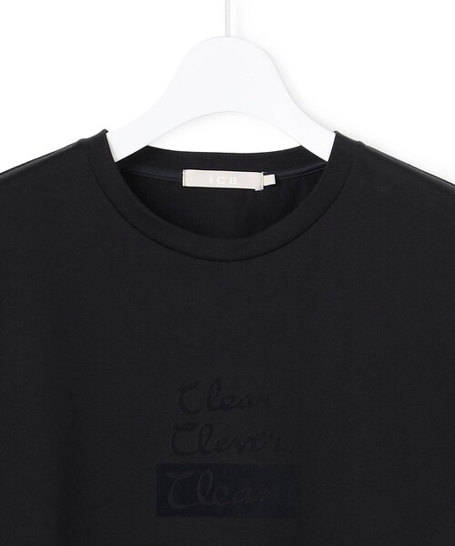 ICB(アイシービー)の「クロップド ロゴTEE(レタードプリント)(Tシャツ/カットソー・レディース・ブラック系1/アイボリー系1・X-LARGE/LARGE)」の12枚目の写真