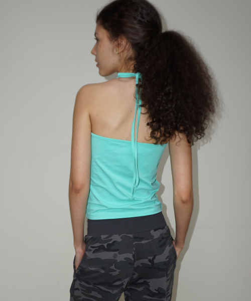 THIRSTYCLUB(サースティークラブ)の「Basic beads halter sleeveless - Mint(Tシャツ/カットソー・レディース・その他・FREE)」の6枚目の写真