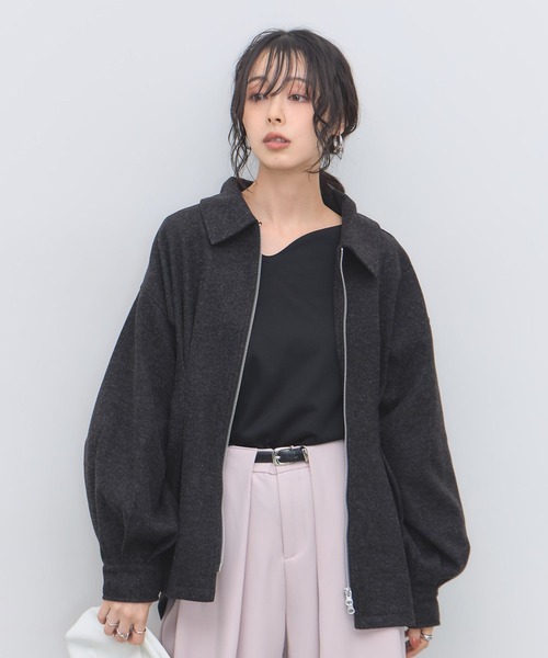 &. NOSTALGIA(アンドドットノスタルジア)の「UVカーブネックトップス(Tシャツ/カットソー・レディース・ブラック/ホワイト・M)」の12枚目の写真