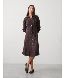 BANANA REPUBLIC FACTORY STORE シームウエストミディシャツワンピース