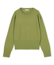 プレーンウール クルーネックプルオーバー