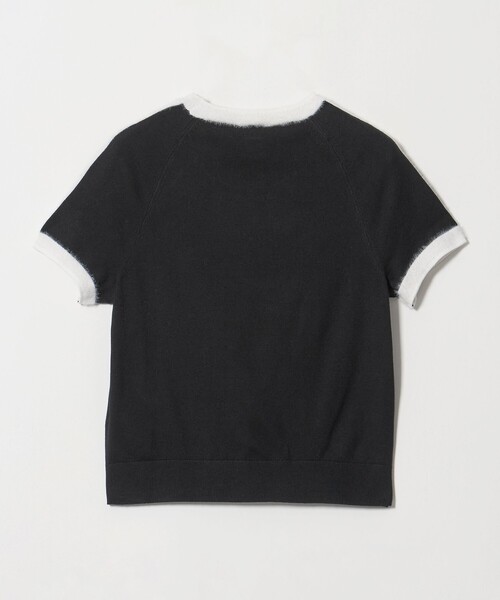 NICE WEATHER(ナイスウェザー)の「<adidas Originals>ニットTシャツ(Tシャツ/カットソー・レディース・オフホワイト/ブラック・FREE)」の3枚目の写真
