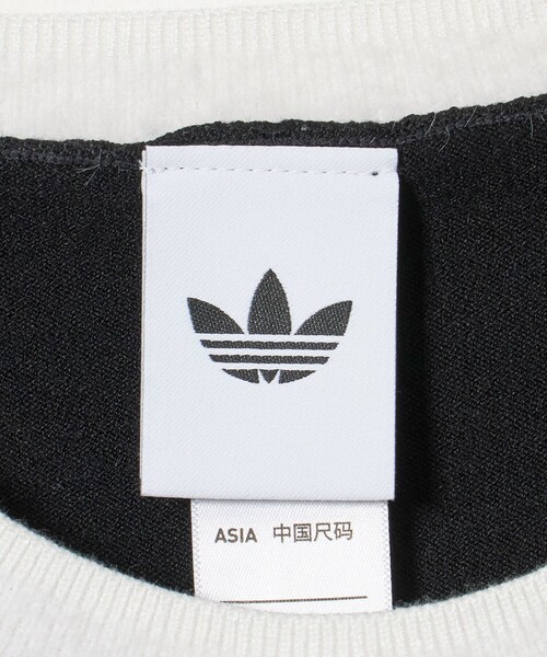 NICE WEATHER(ナイスウェザー)の「<adidas Originals>ニットTシャツ(Tシャツ/カットソー・レディース・オフホワイト/ブラック・FREE)」の11枚目の写真