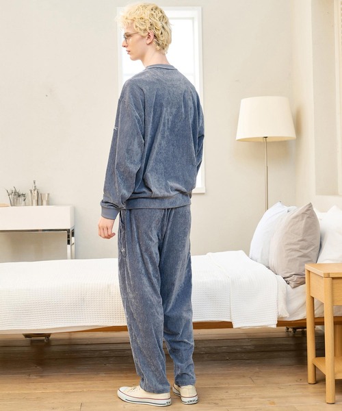 CALL&RESPONSE(コールアンドレスポンス)の「mp15225- ラインパンツ ビンテージベロア(263-1551-03)(その他パンツ・メンズ・ブルー/ブラック・2/4)」の16枚目の写真