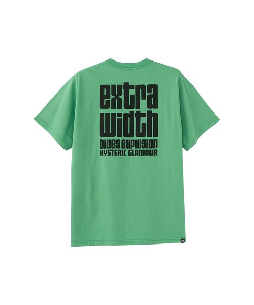 HYSTERIC GLAMOUR（ヒステリックグラマー）の「JON SPENCER/EXTRA WIDTH Tシャツ（Tシャツ/カットソー・メンズ・グリーン/ホワイト・LARGE/MEDIUM/SMALL/X-LARGE）」の4枚目の写真