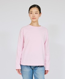 【Hanes/ヘインズ】レディース BEEFY-T for HER クルーネックロングスリーブTシャツ