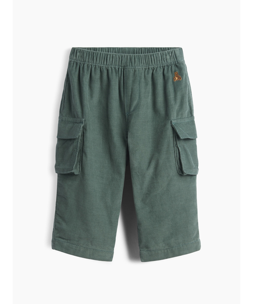 GAP(ギャップ)の「コーデュロイ プルオン カーゴパンツ (ベビー)(その他パンツ・キッズ・グリーン・80cm/90cm)」の1枚目の写真