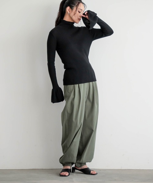 for/c（フォーシー）の「コットン100リブニット【サスティナブル】（ニット/セーター・レディース・ブラック/オフホワイト/ネイビー・L/M）」の22枚目の写真