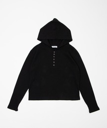 Figments | ヘンリーネックワッフルフードロンＴ(その他トップス)