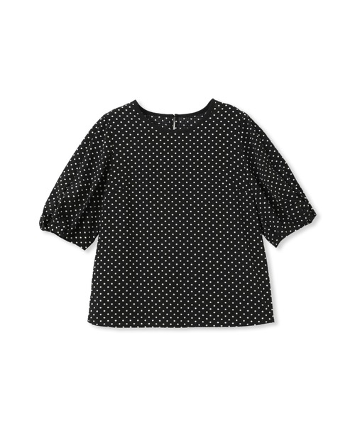 Droite lautreamont(ドロワットロートレアモン)の「【WEB限定】サッカードットブラウス(シャツ/ブラウス・レディース・ブラック/ホワイト・M)」の8枚目の写真