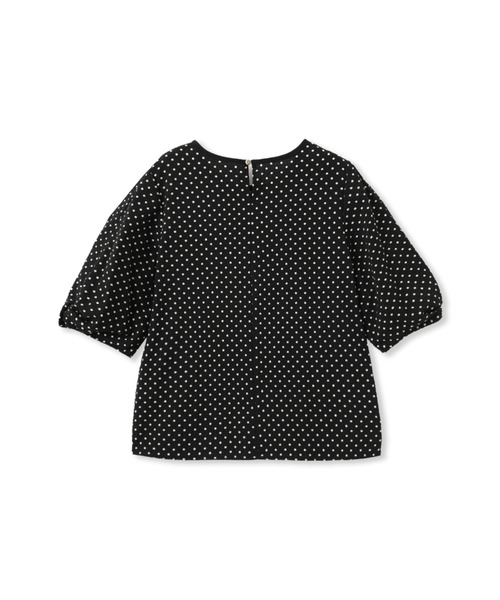 Droite lautreamont(ドロワットロートレアモン)の「【WEB限定】サッカードットブラウス(シャツ/ブラウス・レディース・ブラック/ホワイト・M)」の9枚目の写真