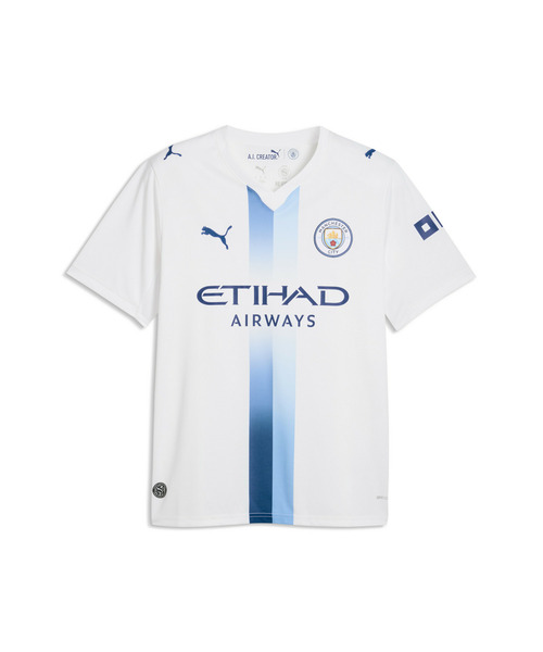 PUMA(プーマ)の「PUMA プーマ メンズ 2026-27 マンチェスターシティ FC サード レプリカ 半袖 ユ(Tシャツ/カットソー・メンズ・ホワイト系その他・LARGE/X-LARGE/MEDIUM)」の5枚目の写真