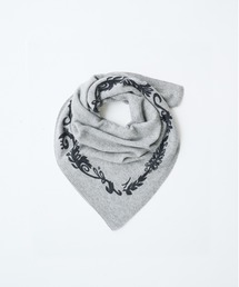elegancese（エレガンセーゼ）の「【elegancese】Print-knit scarf（バンダナ/スカーフ）」