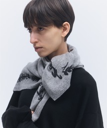 elegancese（エレガンセーゼ）の「【elegancese】Print-knit scarf（バンダナ/スカーフ）」