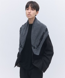 elegancese（エレガンセーゼ）の「【elegancese】Print-knit scarf（バンダナ/スカーフ）」