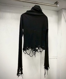 YIKAI LABORATORY（イカイラボラトリー）の「【YIKAI LABORATORY】REMAINS TURTLENECK / 【イカイラボラトリー】リメインズダメージタートルネック長袖Tシャツ（Tシャツ/カットソー）」