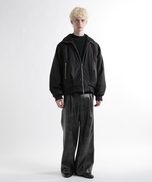 HARE（ハレ）の「エアサーマルリバーシブルスタンドブルゾン(HARE)（ブルゾン・メンズ・ブラック/ネイビー・MEDIUM/SMALL）」の3枚目の写真