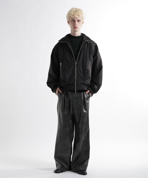 HARE（ハレ）の「エアサーマルリバーシブルスタンドブルゾン(HARE)（ブルゾン・メンズ・ブラック/ネイビー・MEDIUM/SMALL）」の6枚目の写真