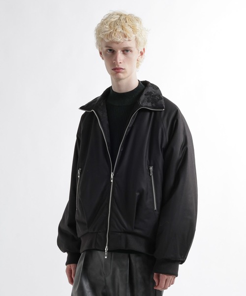 HARE（ハレ）の「エアサーマルリバーシブルスタンドブルゾン(HARE)（ブルゾン・メンズ・ブラック/ネイビー・MEDIUM/SMALL）」の12枚目の写真
