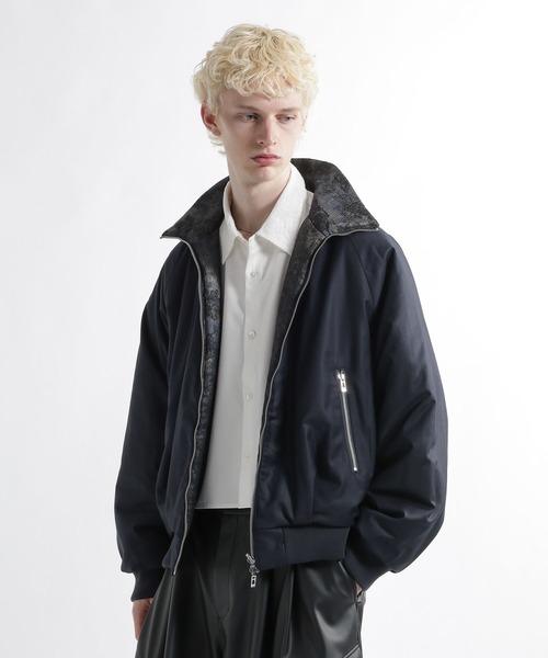 HARE（ハレ）の「エアサーマルリバーシブルスタンドブルゾン(HARE)（ブルゾン・メンズ・ブラック/ネイビー・MEDIUM/SMALL）」の17枚目の写真