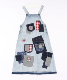 ScoLar/スカラー アップリケ刺繍ポケット ジャンパーSK