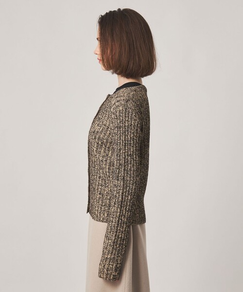 Steven Alan（スティーブンアラン）の「＜Steven Alan＞ミックス リブ カーディガン（カーディガン/ボレロ・レディース・ベージュ/ライトブルー・FREE）」の10枚目の写真