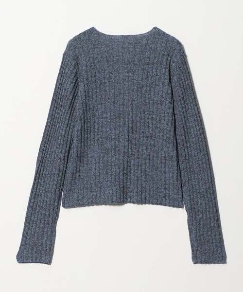 Steven Alan（スティーブンアラン）の「＜Steven Alan＞ミックス リブ カーディガン（カーディガン/ボレロ・レディース・ベージュ/ライトブルー・FREE）」の15枚目の写真