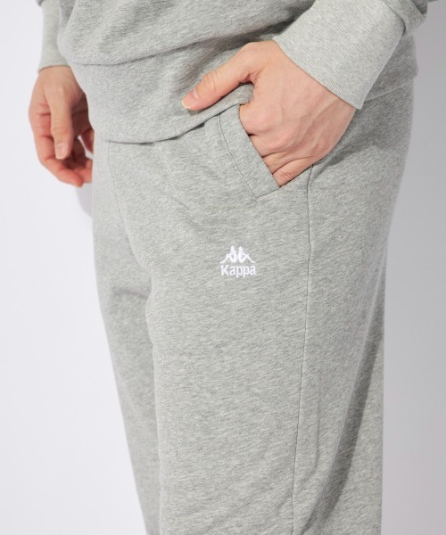 Kappa(カッパ)の「裏毛ジョガースウェットパンツ(スウェットパンツ・メンズ・杢グレー/ブラック/グリーン・LARGE/MEDIUM)」の8枚目の写真