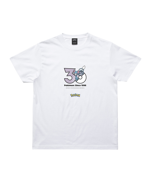 ZOZOSPOT(ゾゾスポット)の「Pokemon 30th Anniversary 1025 T-shirt 「ニャルマー」(Tシャツ/カットソー・レディース・ホワイト・SMALL/MEDIUM/LARGE/X-LARGE/XX-LARGE/XXX-LARGE/100cm/110cm/120cm/130cm/140cm/150cm/160cm)」の1枚目の写真